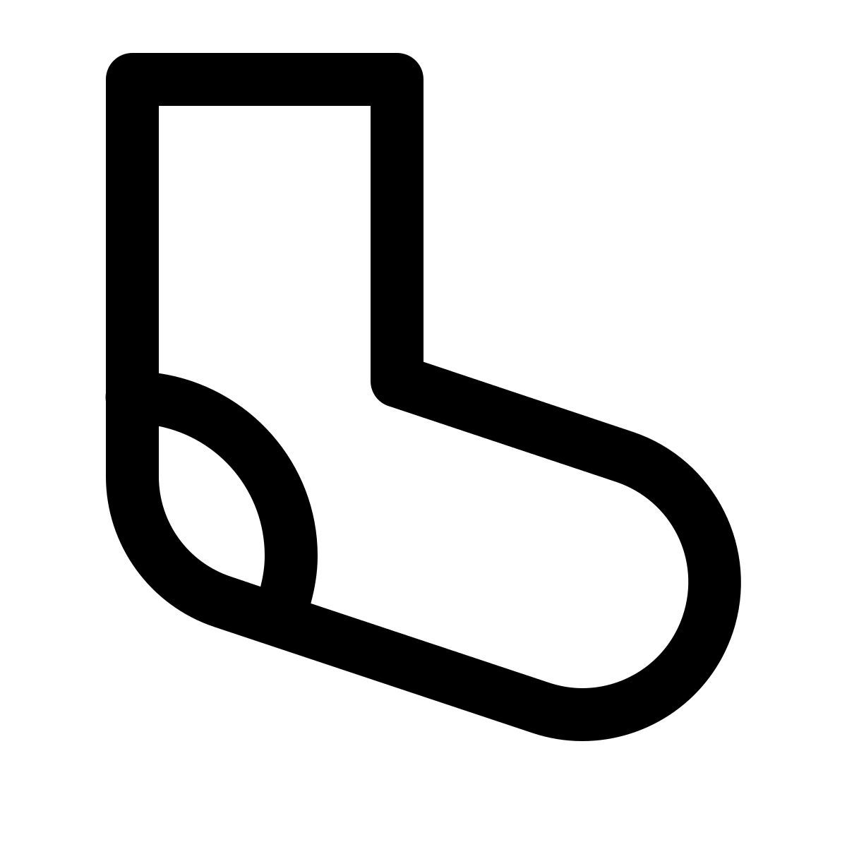 simple small style calzini icon