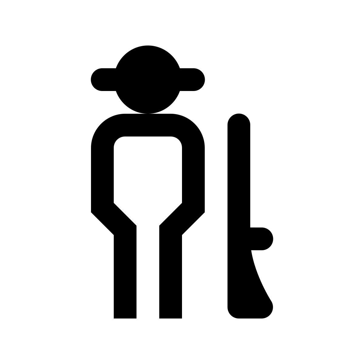 simple small style ejército icon