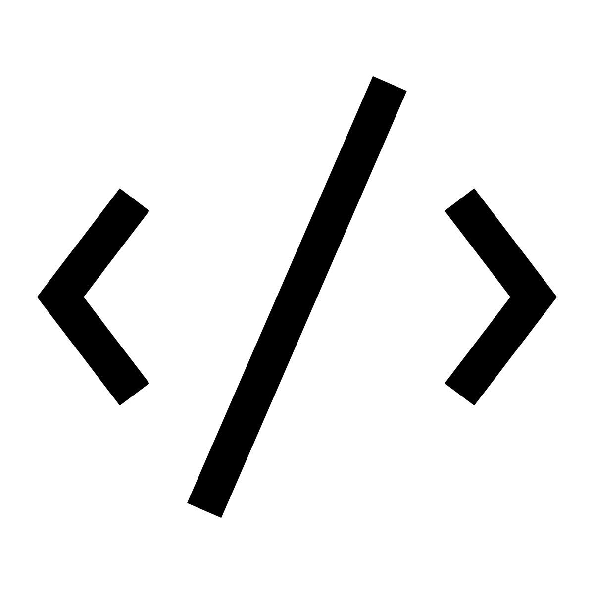 simple small style código fonte icon