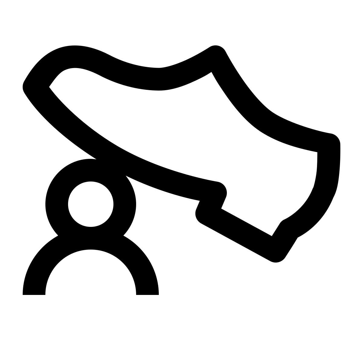 simple small style supresión icon