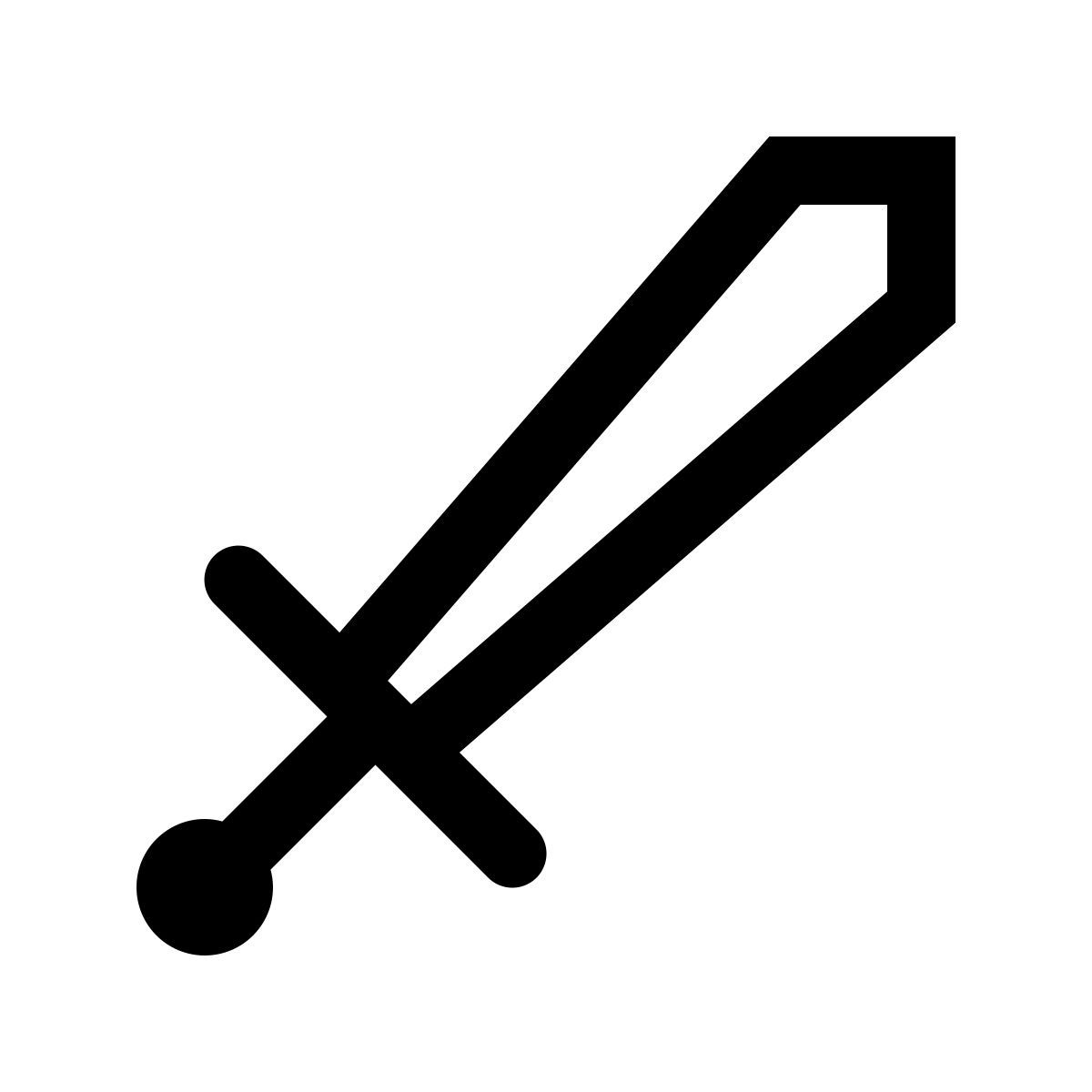 simple small style espada icon