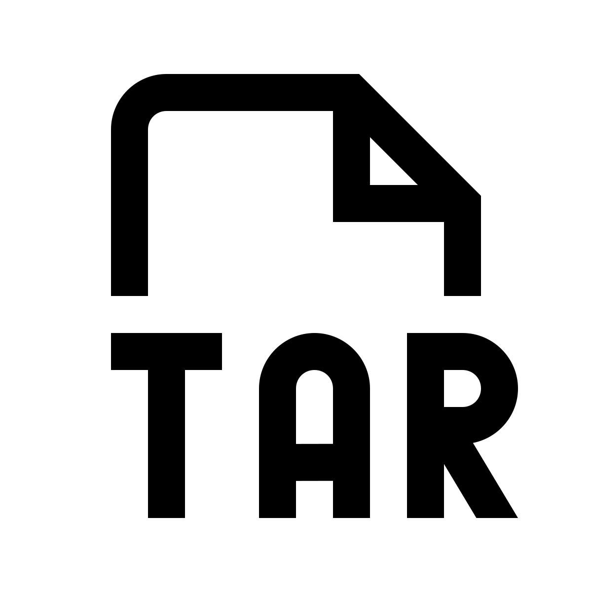 simple small style tar icon