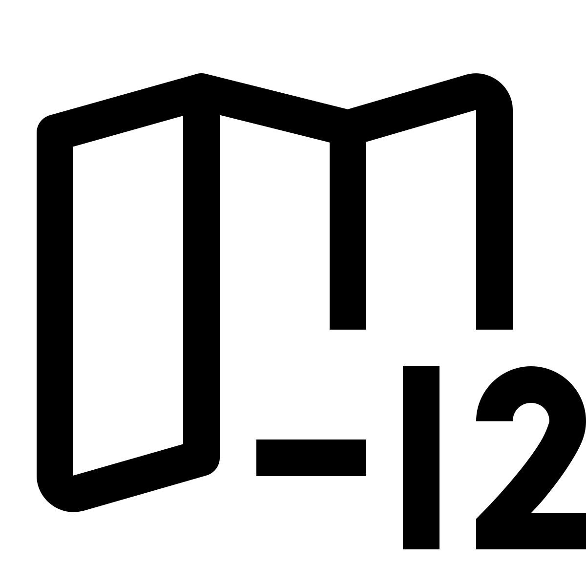 simple small style 时区 12 icon