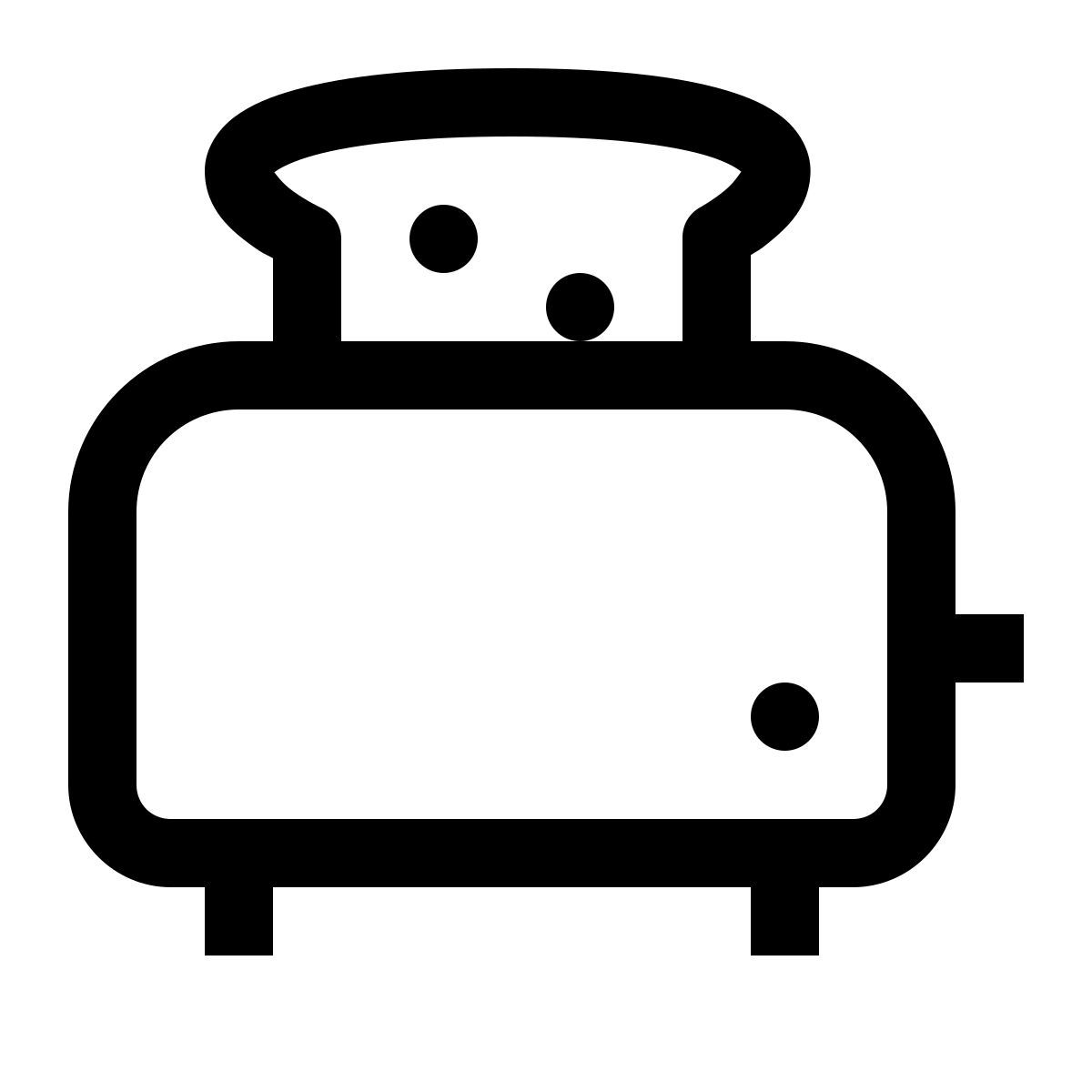 simple small style toaster icon