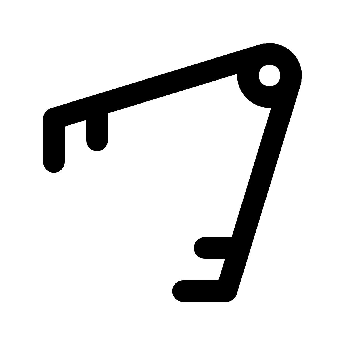 simple small style tongs icon
