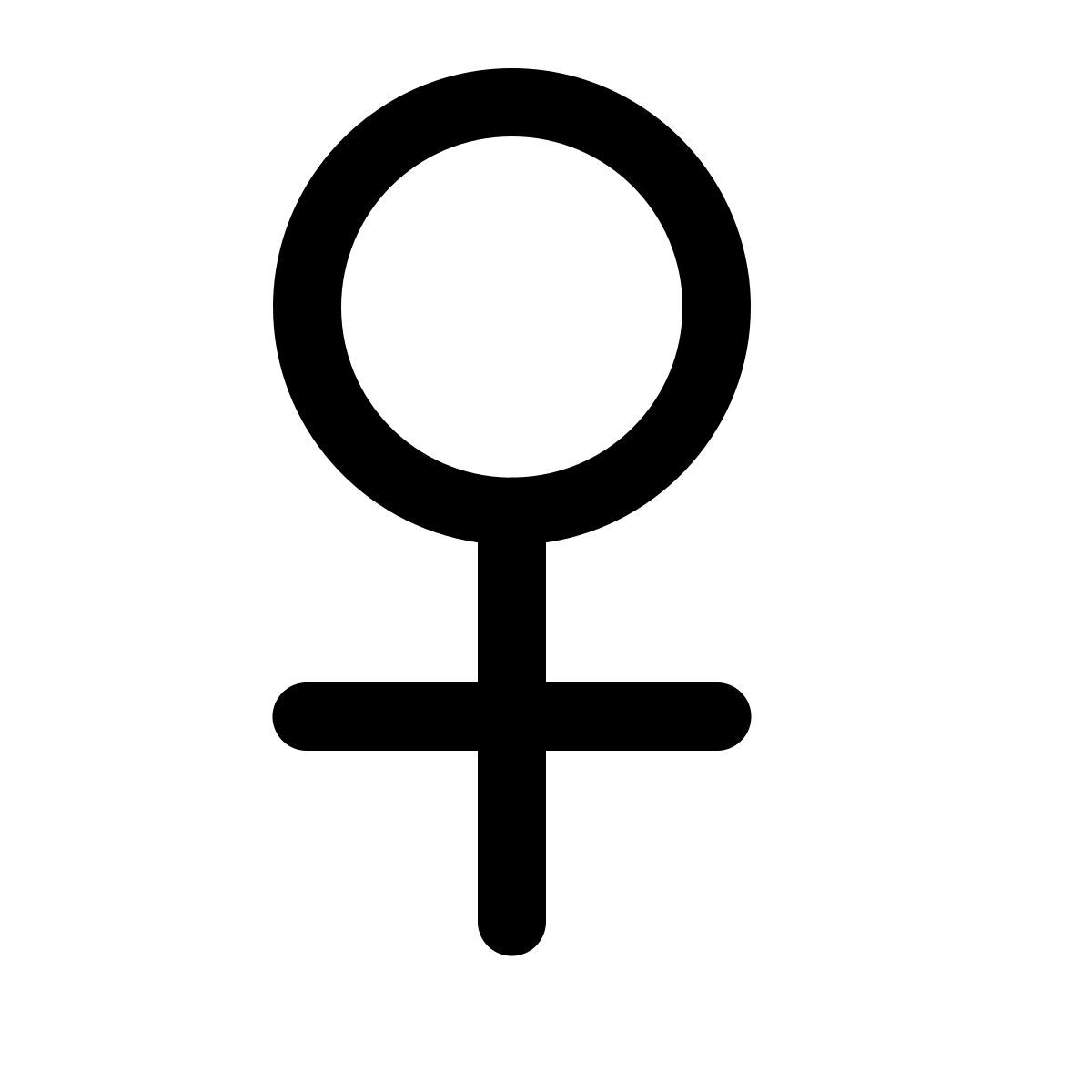 simple small style symbole de vénus icon