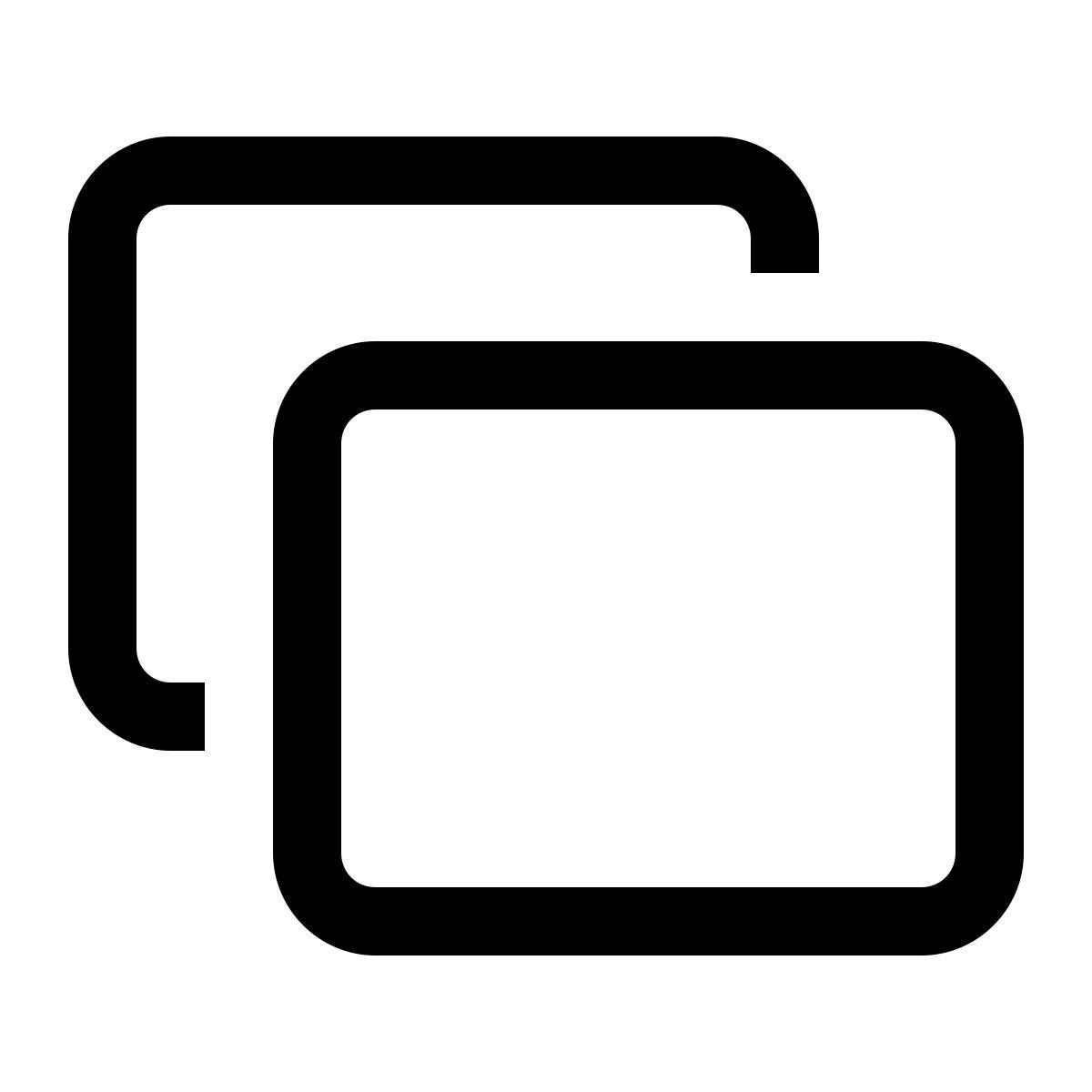 simple small style machine virtuelle icon