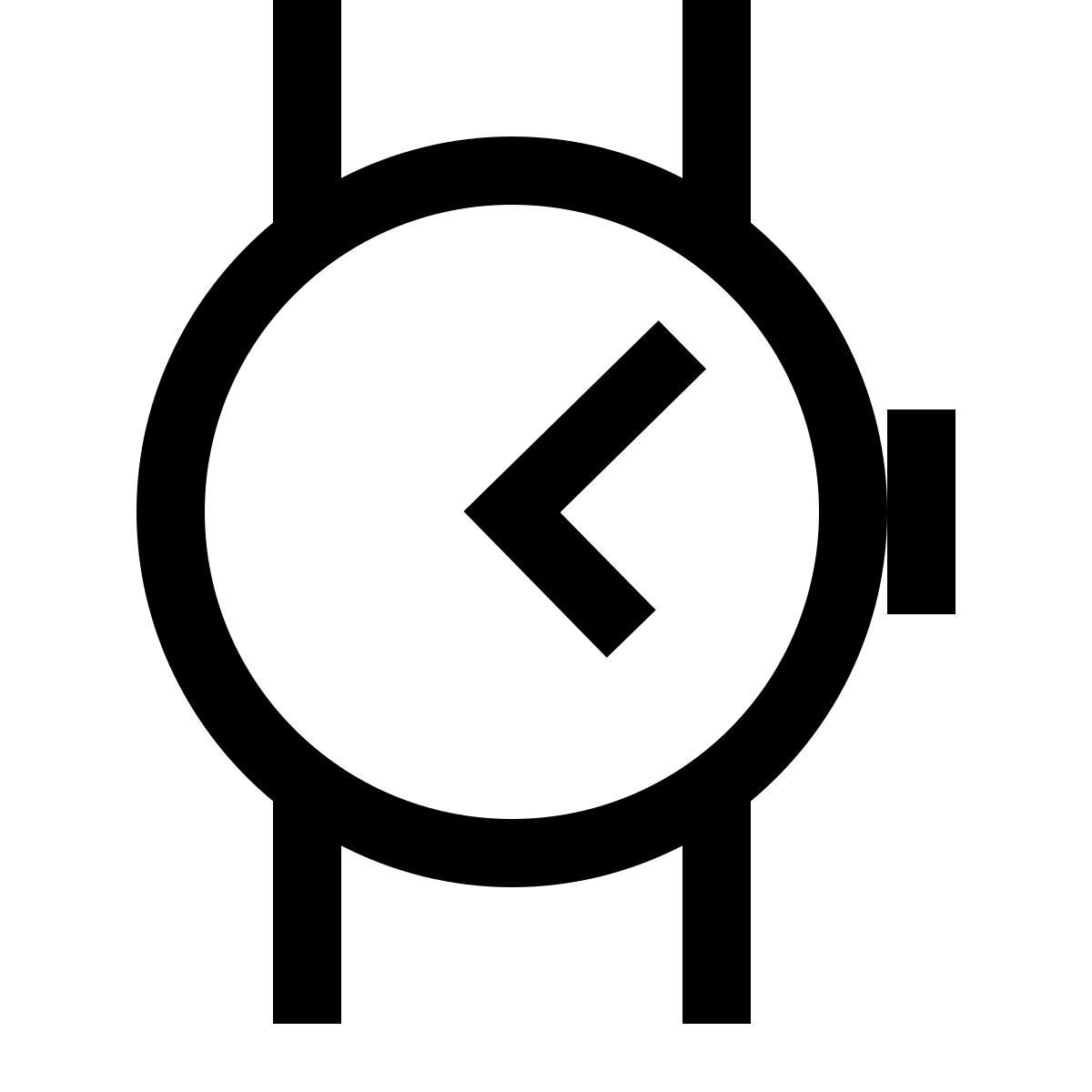 simple small style 手表正面图 icon