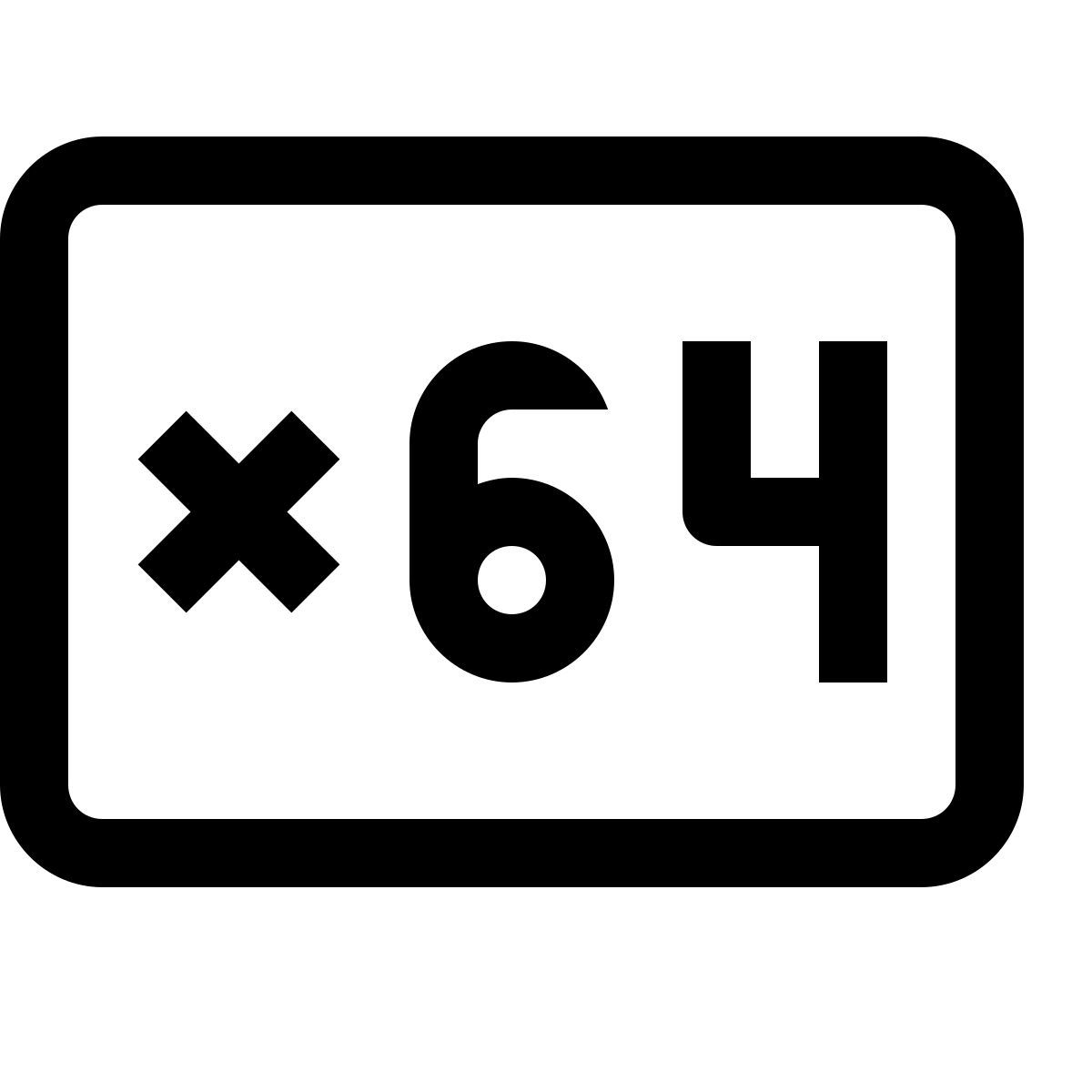 simple small style x64 icon