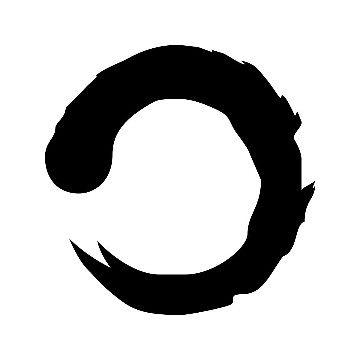simple small style símbolo zen icon