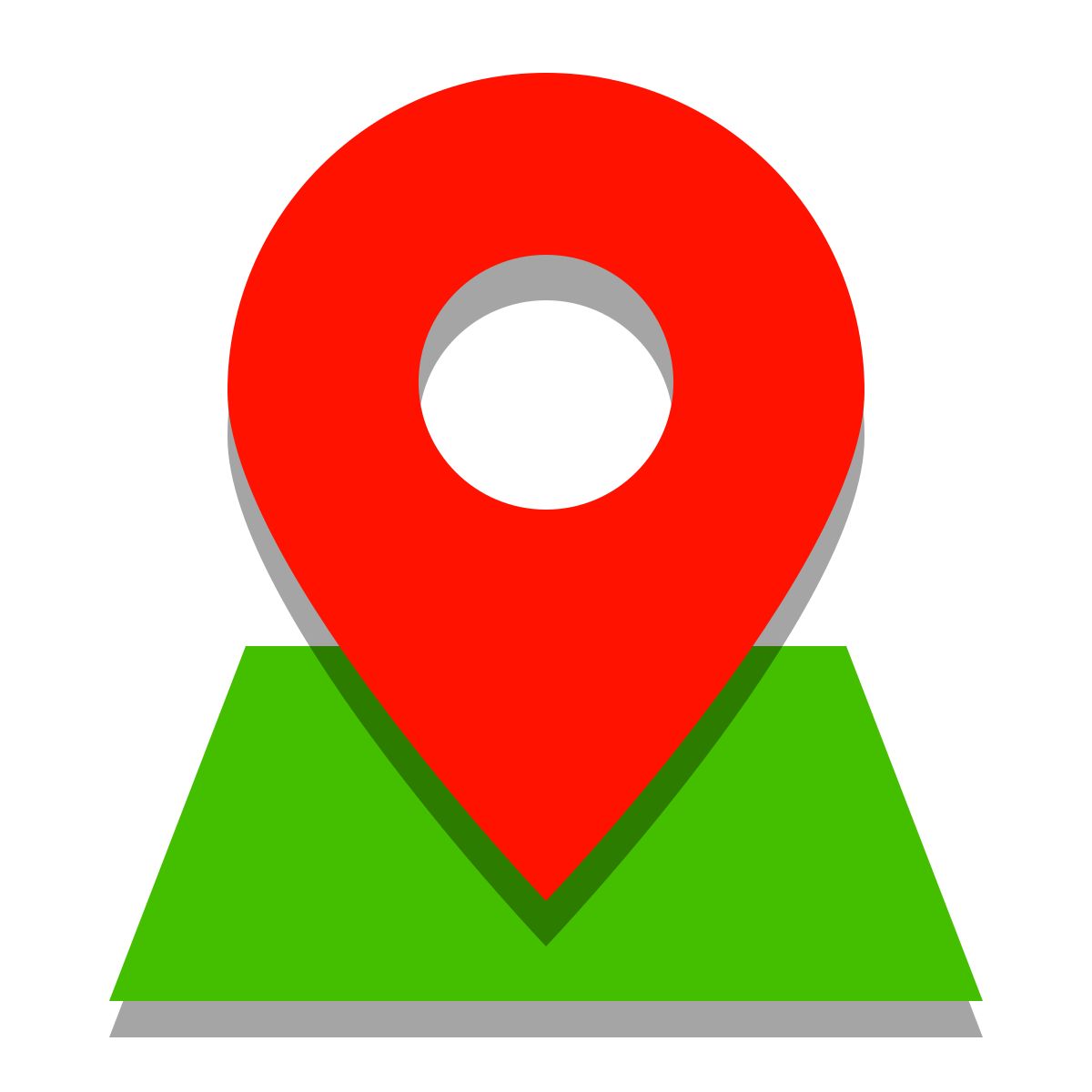 papercut style address icon