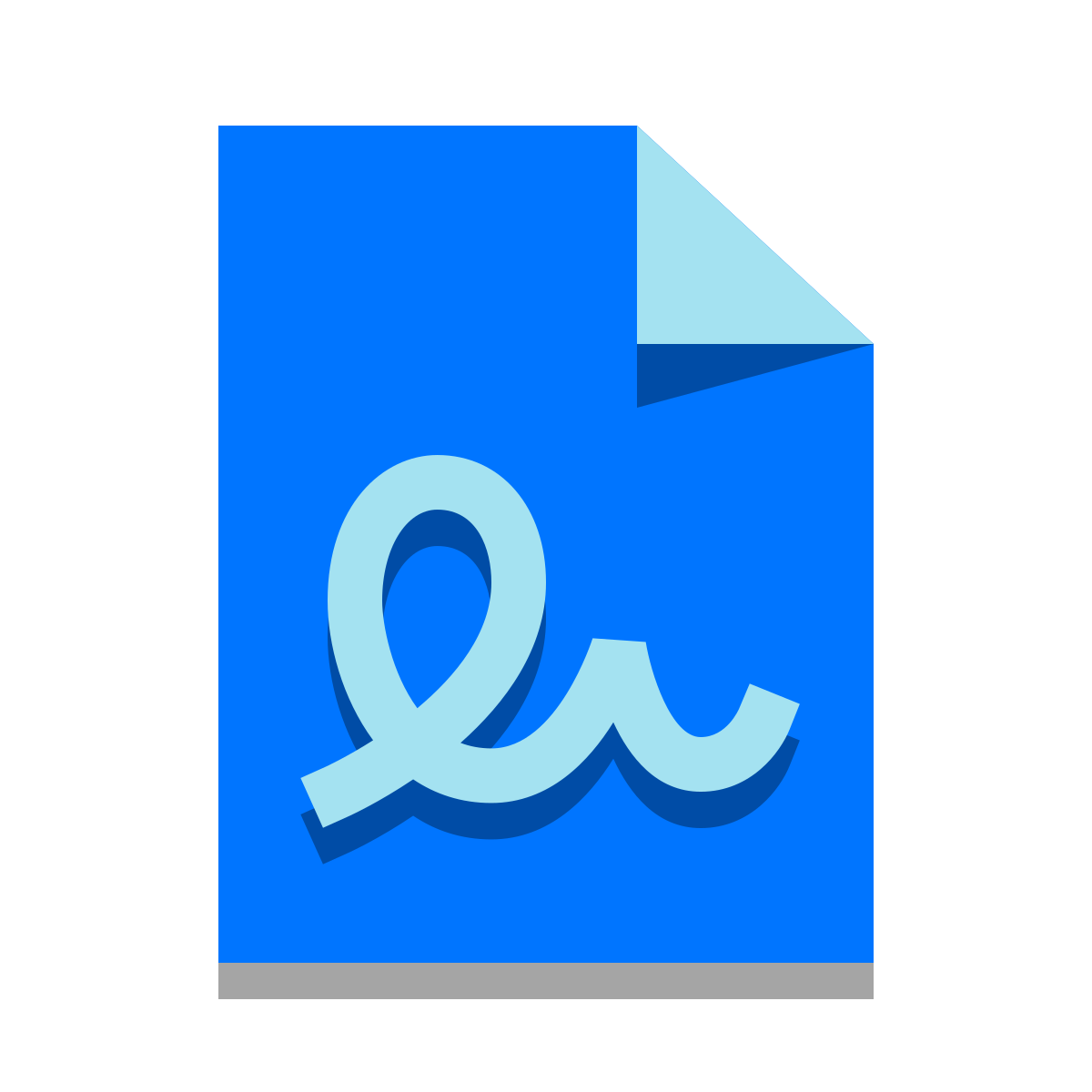 papercut style agreement icon