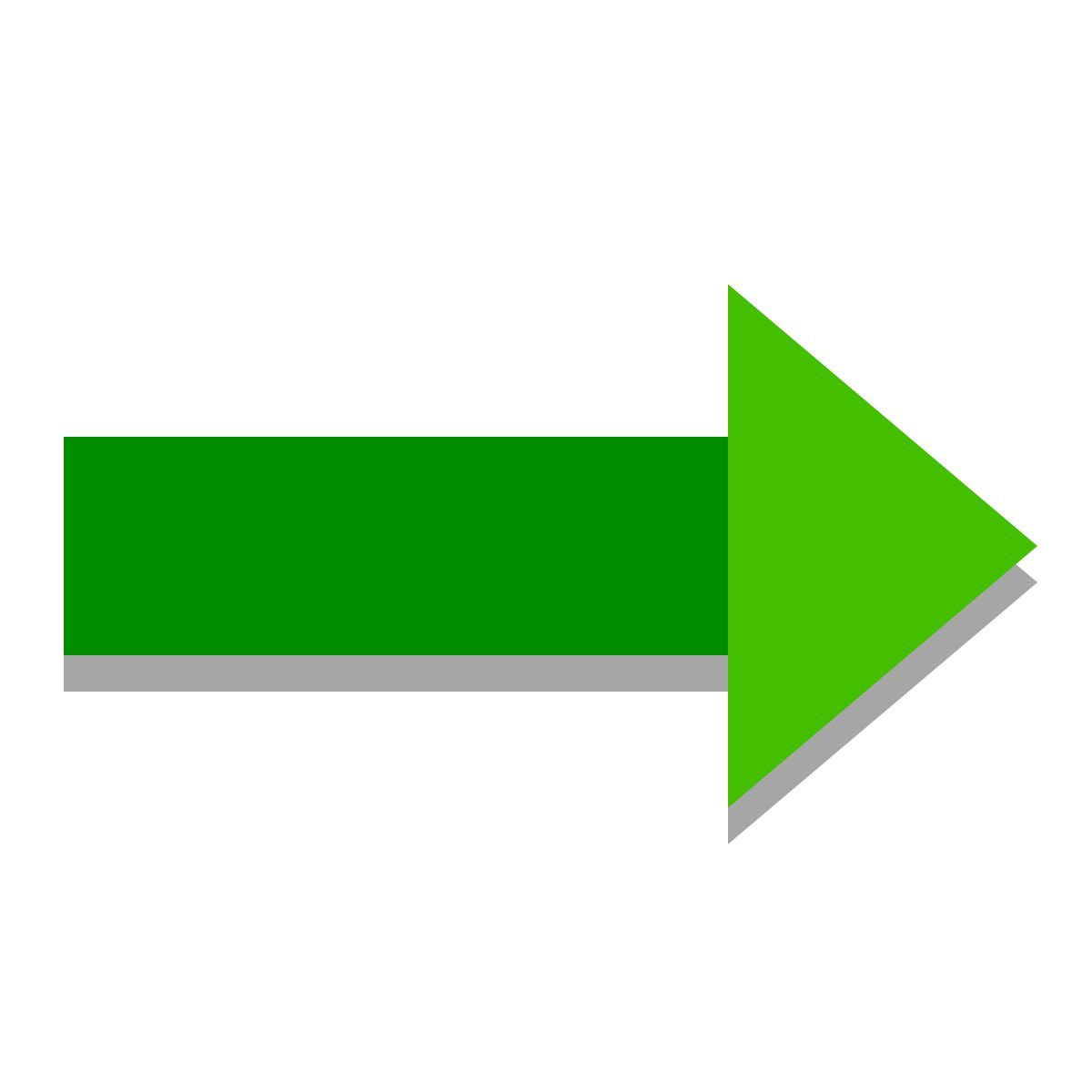 papercut style flecha icon