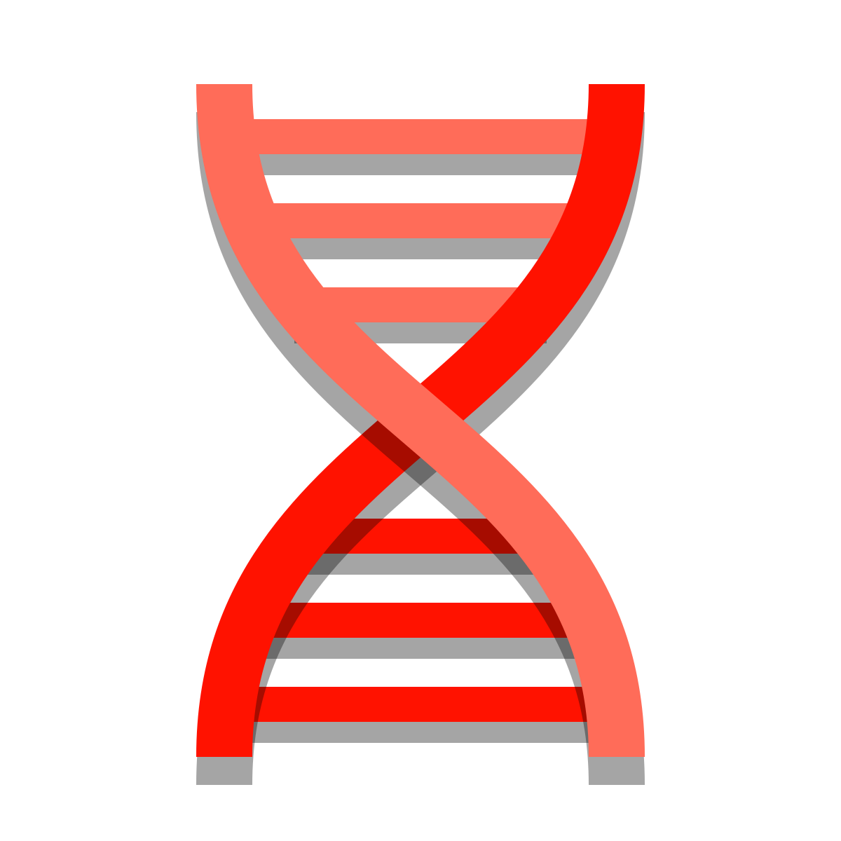 papercut style biotech icon