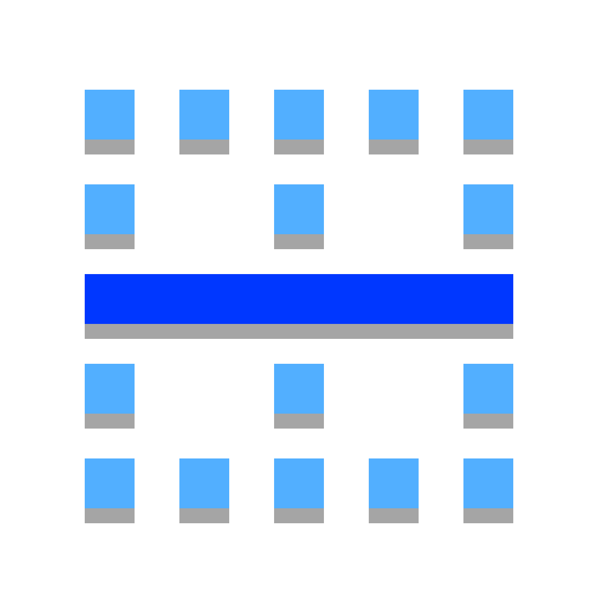 papercut style border horizontal icon