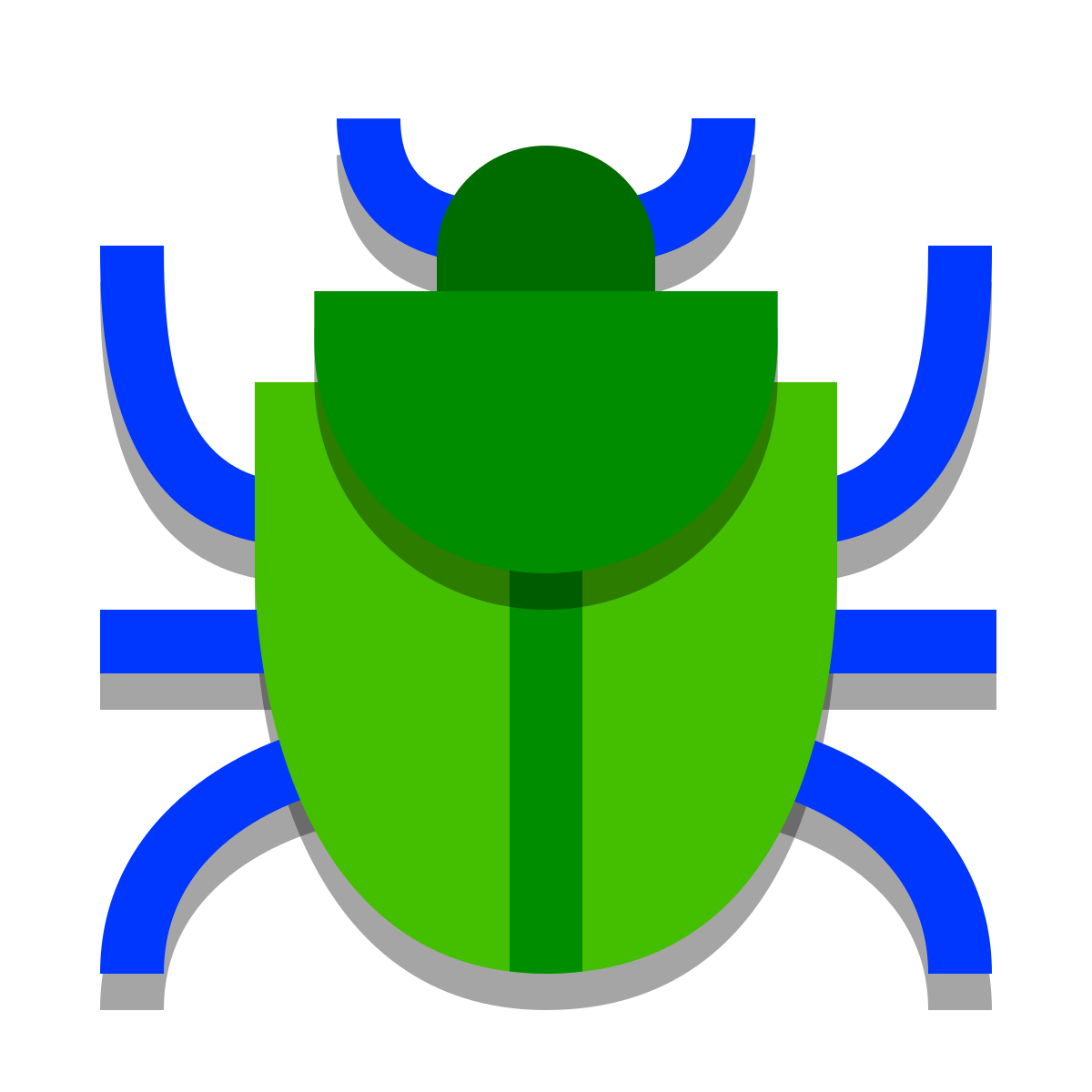 papercut style bug icon