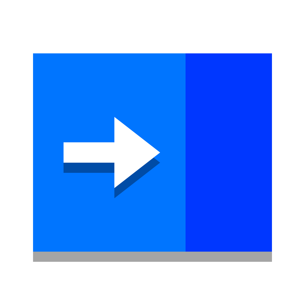 papercut style close pane icon