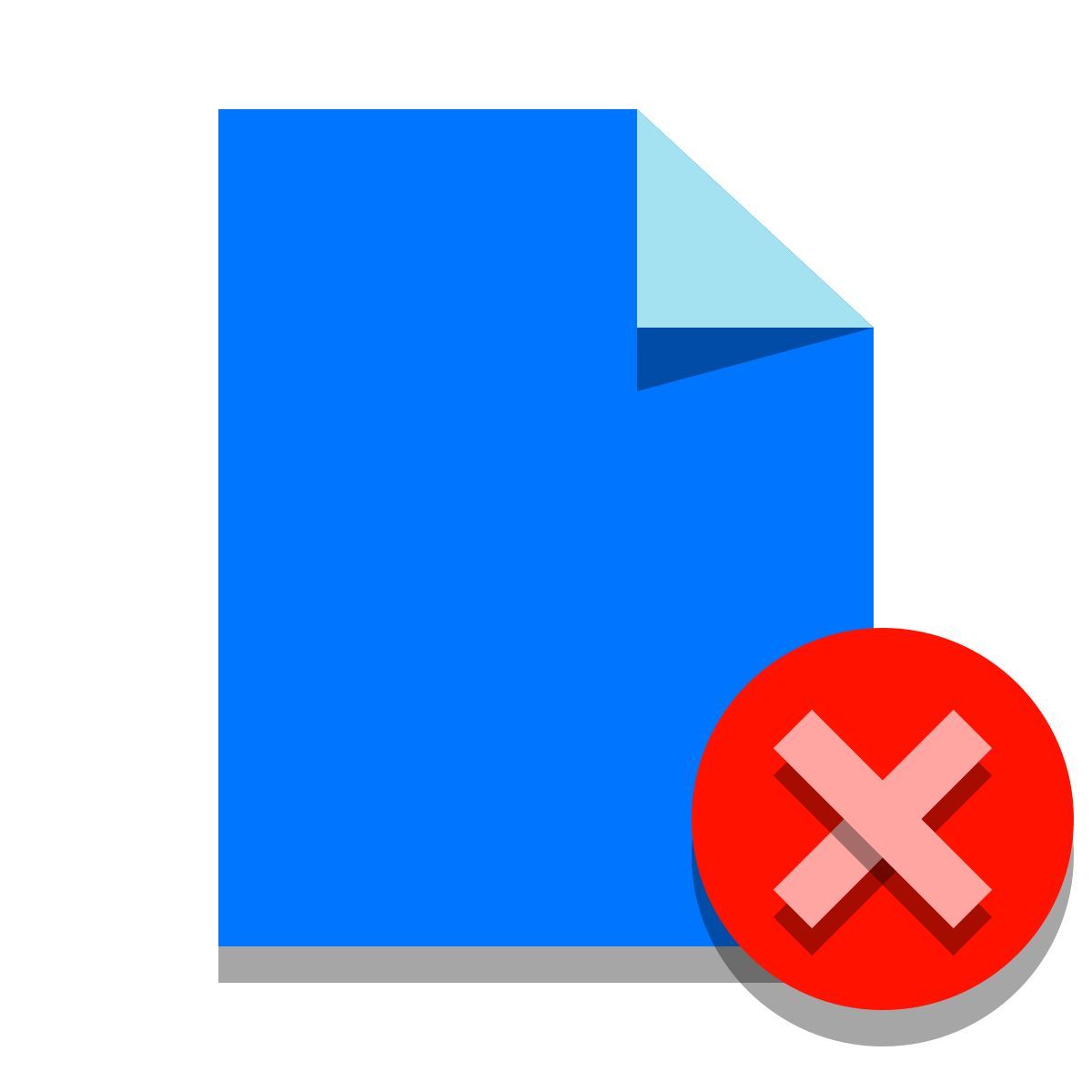 papercut style 파일 삭제 icon