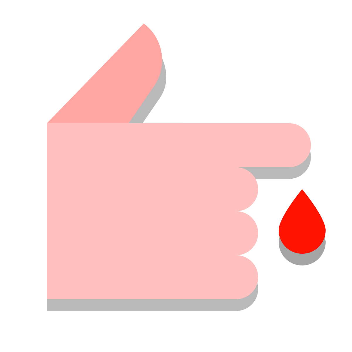 papercut style diabetes icon