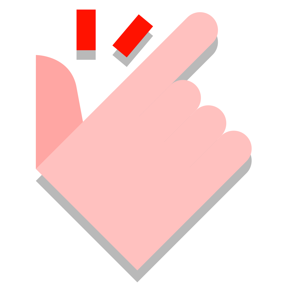 papercut style easy icon