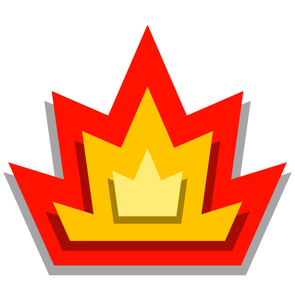 papercut style explosion icon