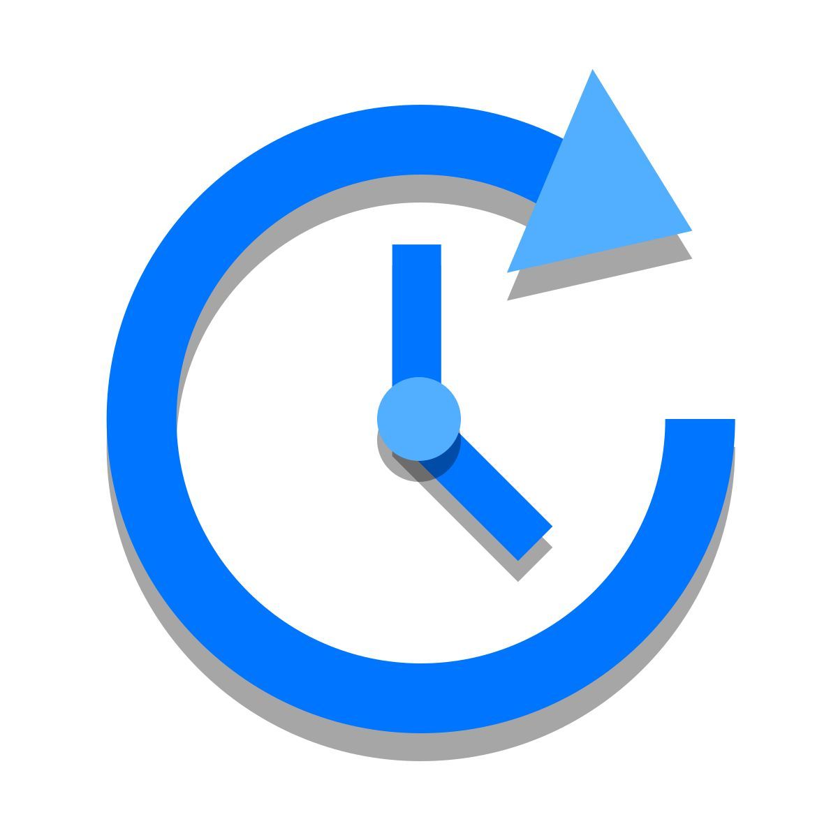 papercut style zukunft icon