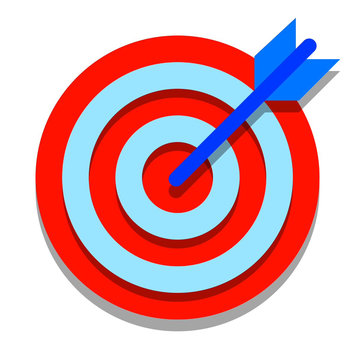 papercut style goal icon