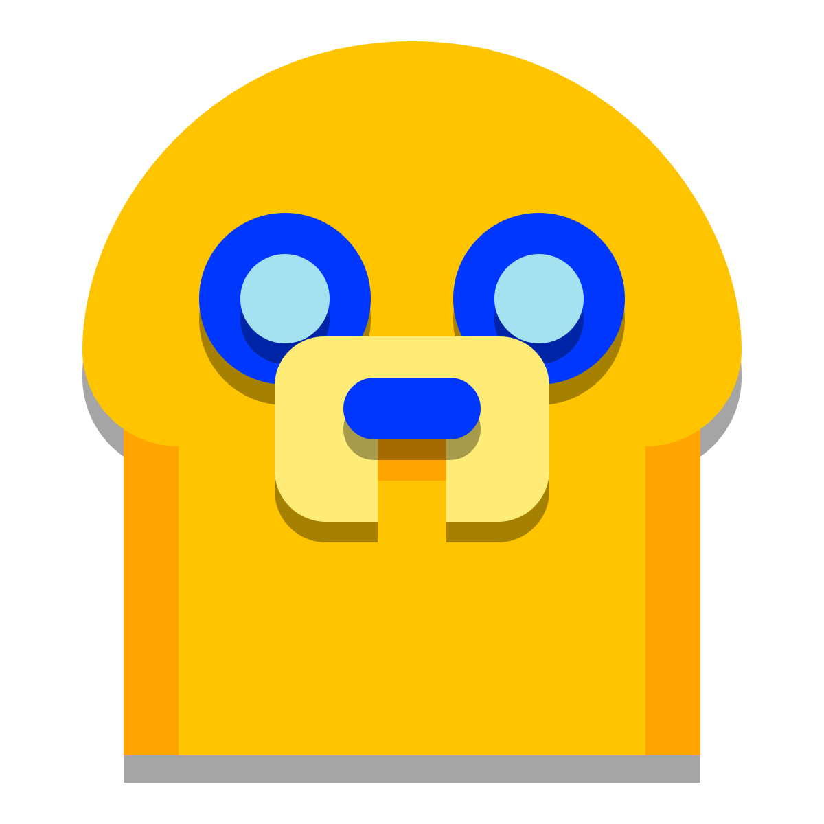 papercut style jake icon