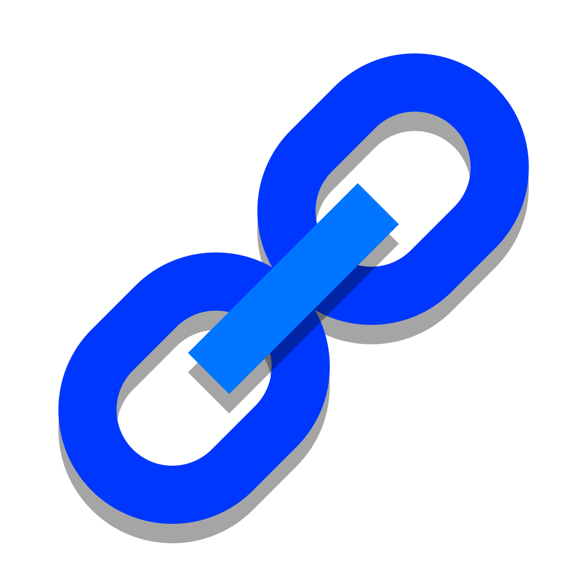 papercut style link icon