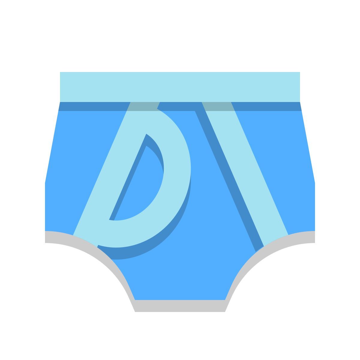 papercut style 男士内衣 icon