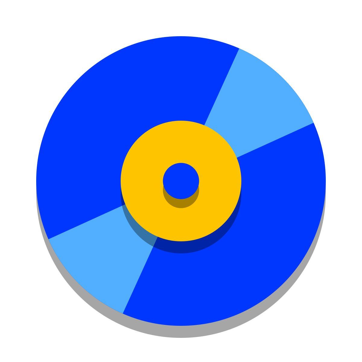 papercut style 音乐唱片 icon