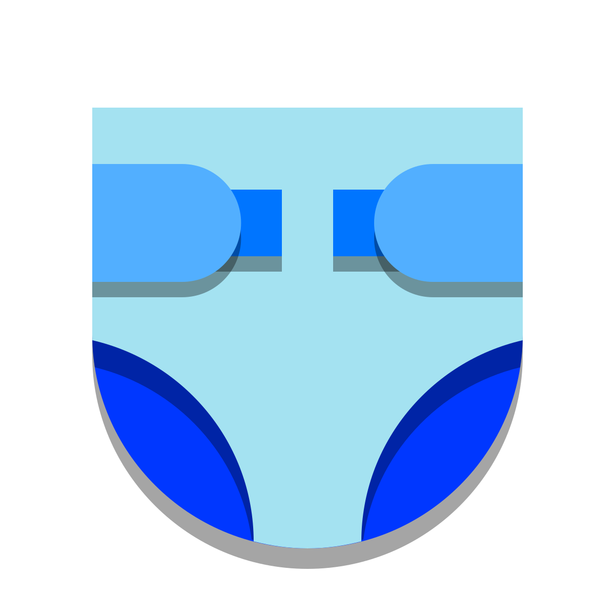 papercut style nappy icon