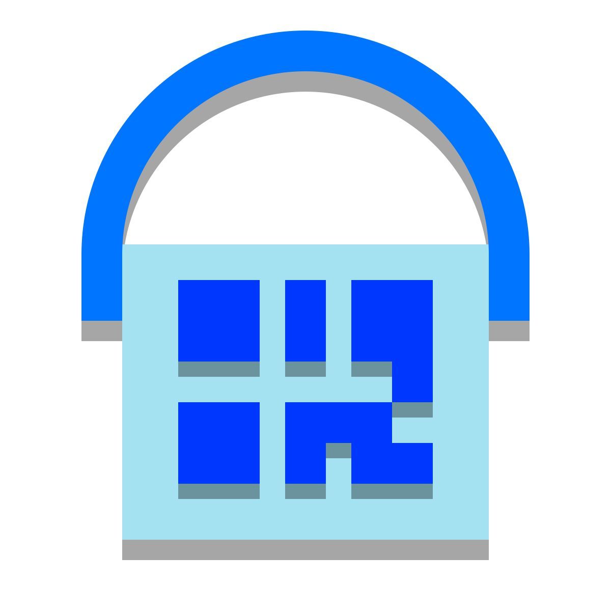 papercut style pot de peinture avec qr code icon