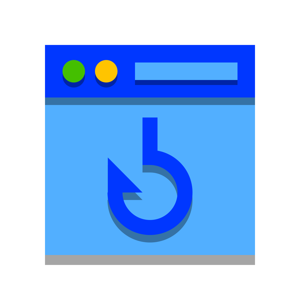 papercut style phishing icon