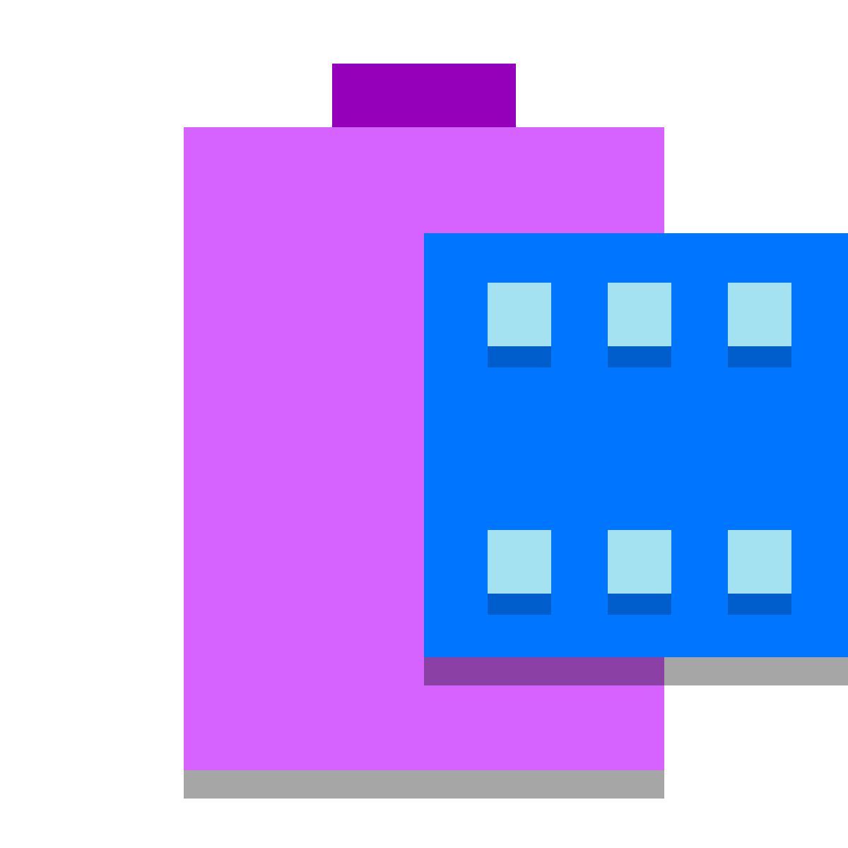 papercut style 사진 릴 icon