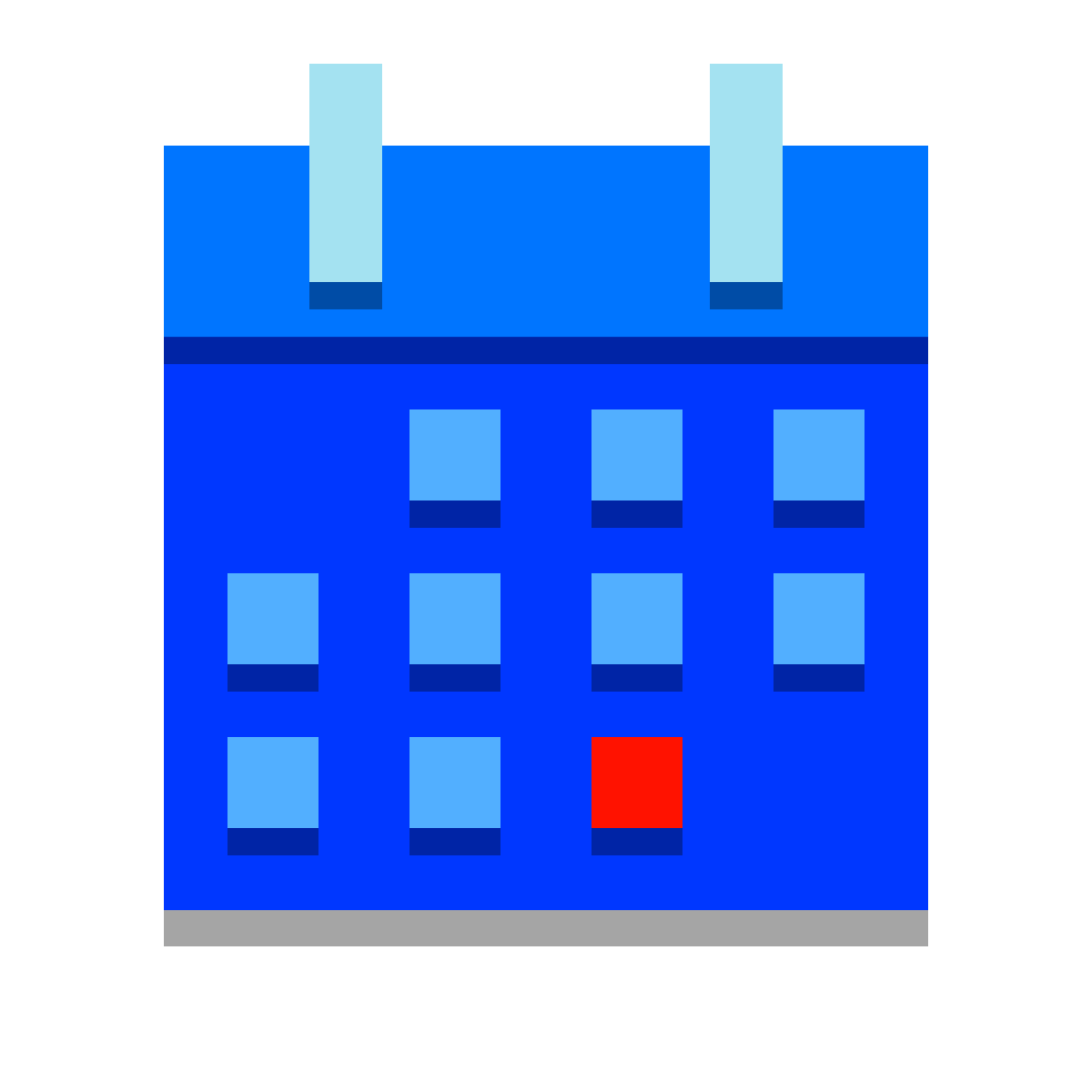 papercut style planner icon