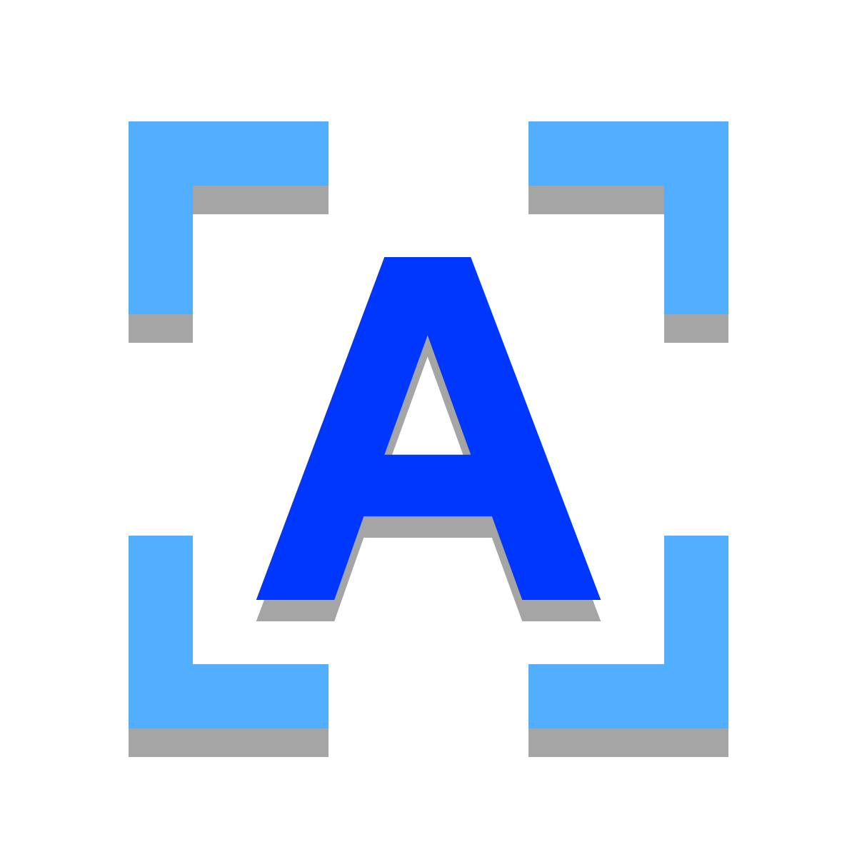 papercut style printed ocr icon