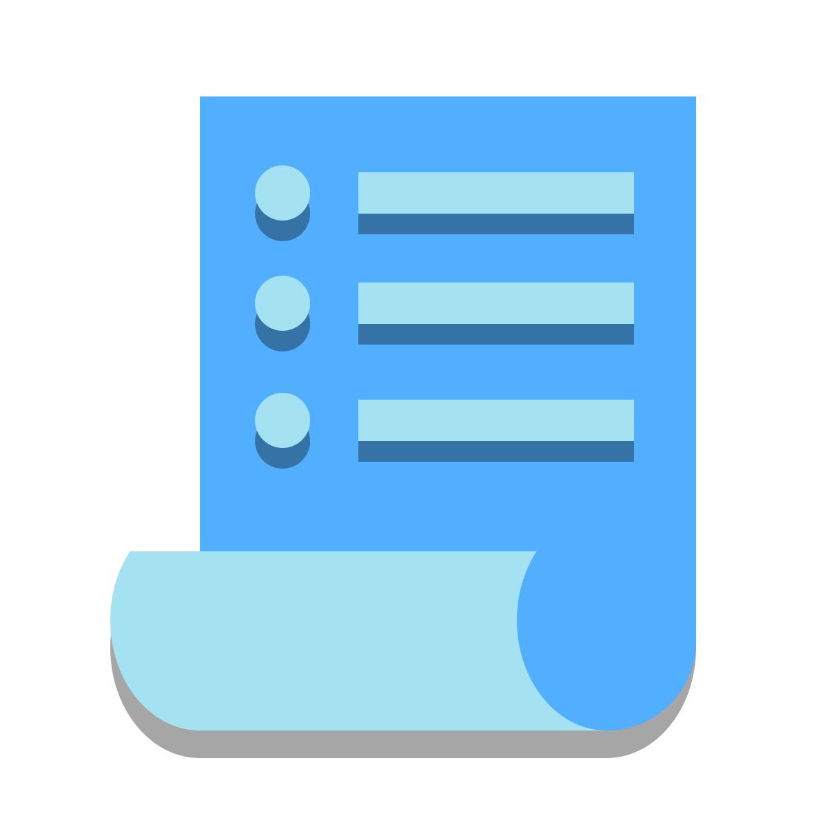 papercut style purchase order icon