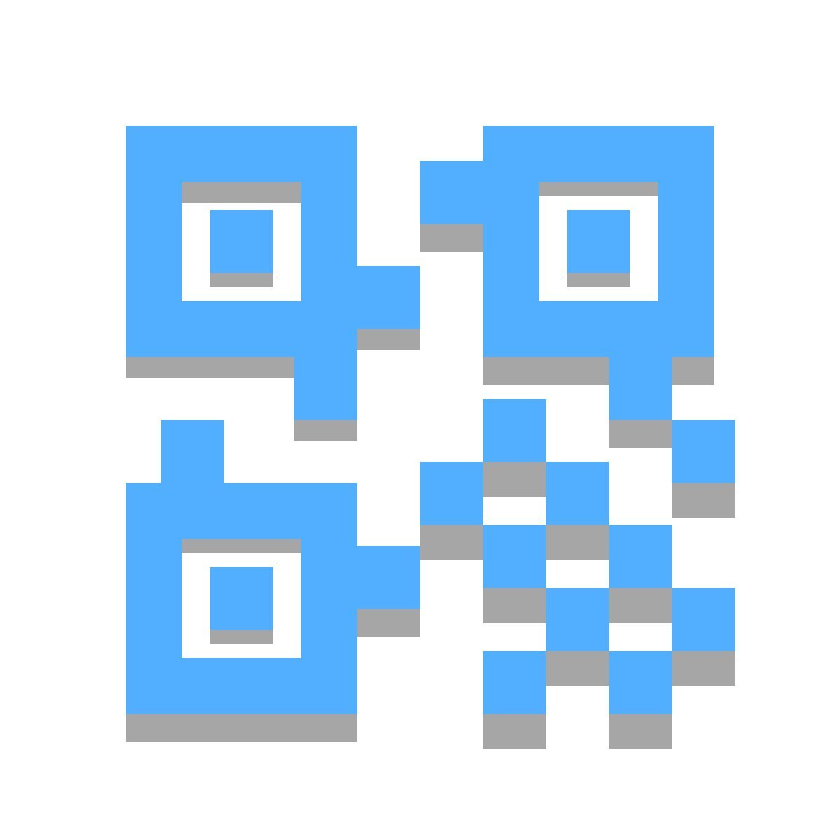 papercut style qr code icon
