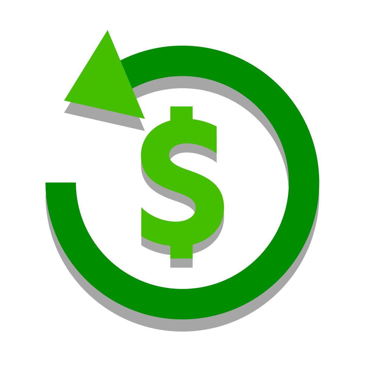 papercut style 退款2 icon