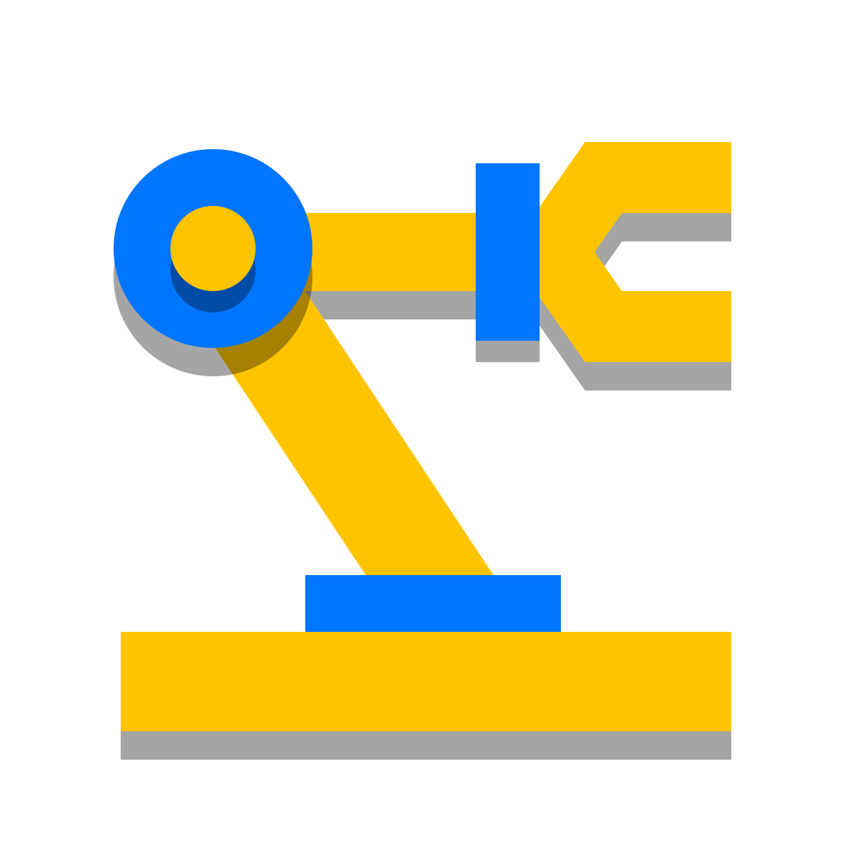 papercut style robot icon
