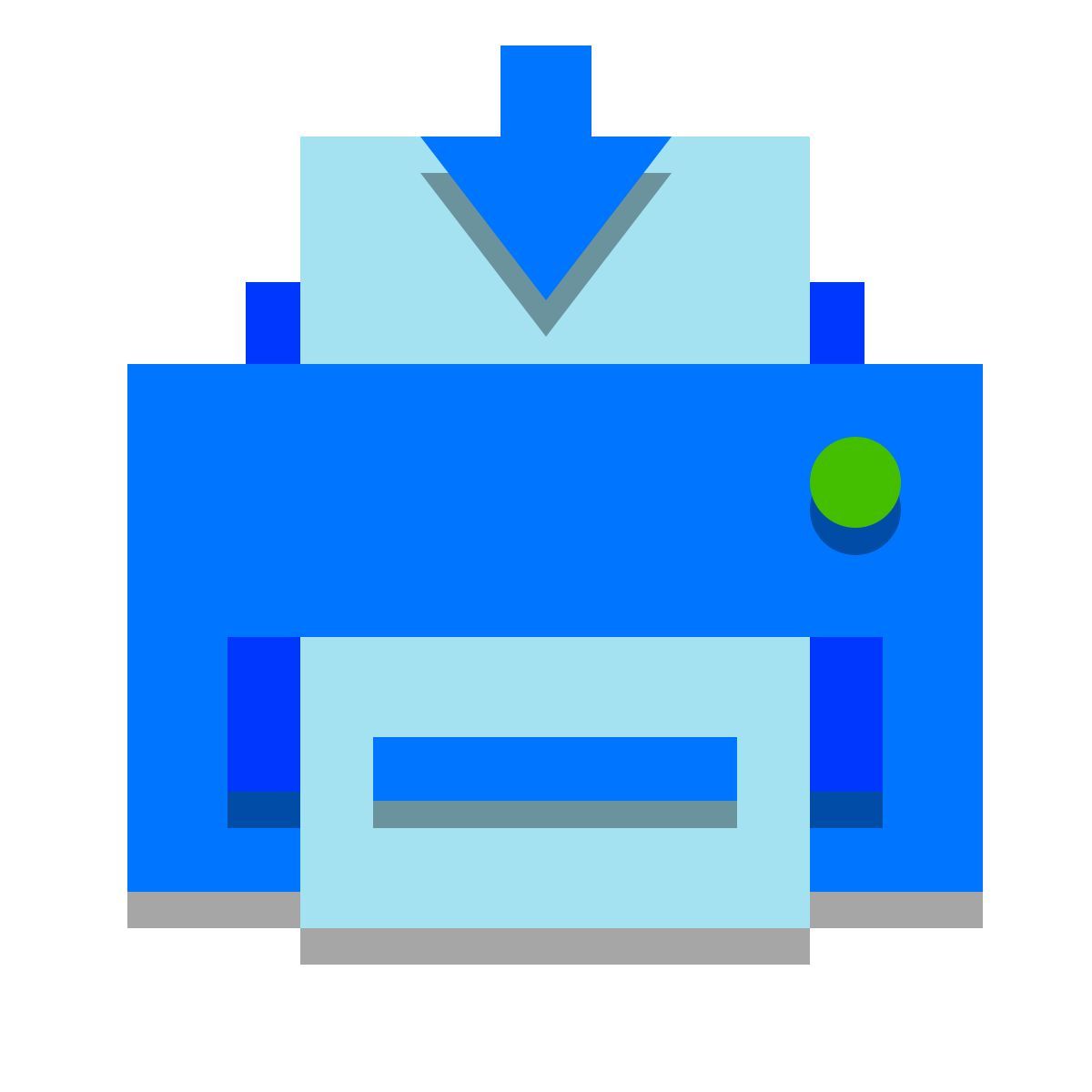 papercut style envoyer à l'imprimante icon