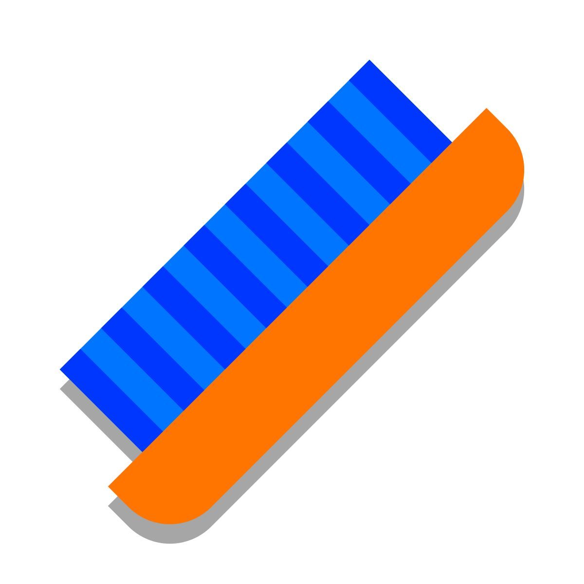 papercut style 擦鞋刷1 icon