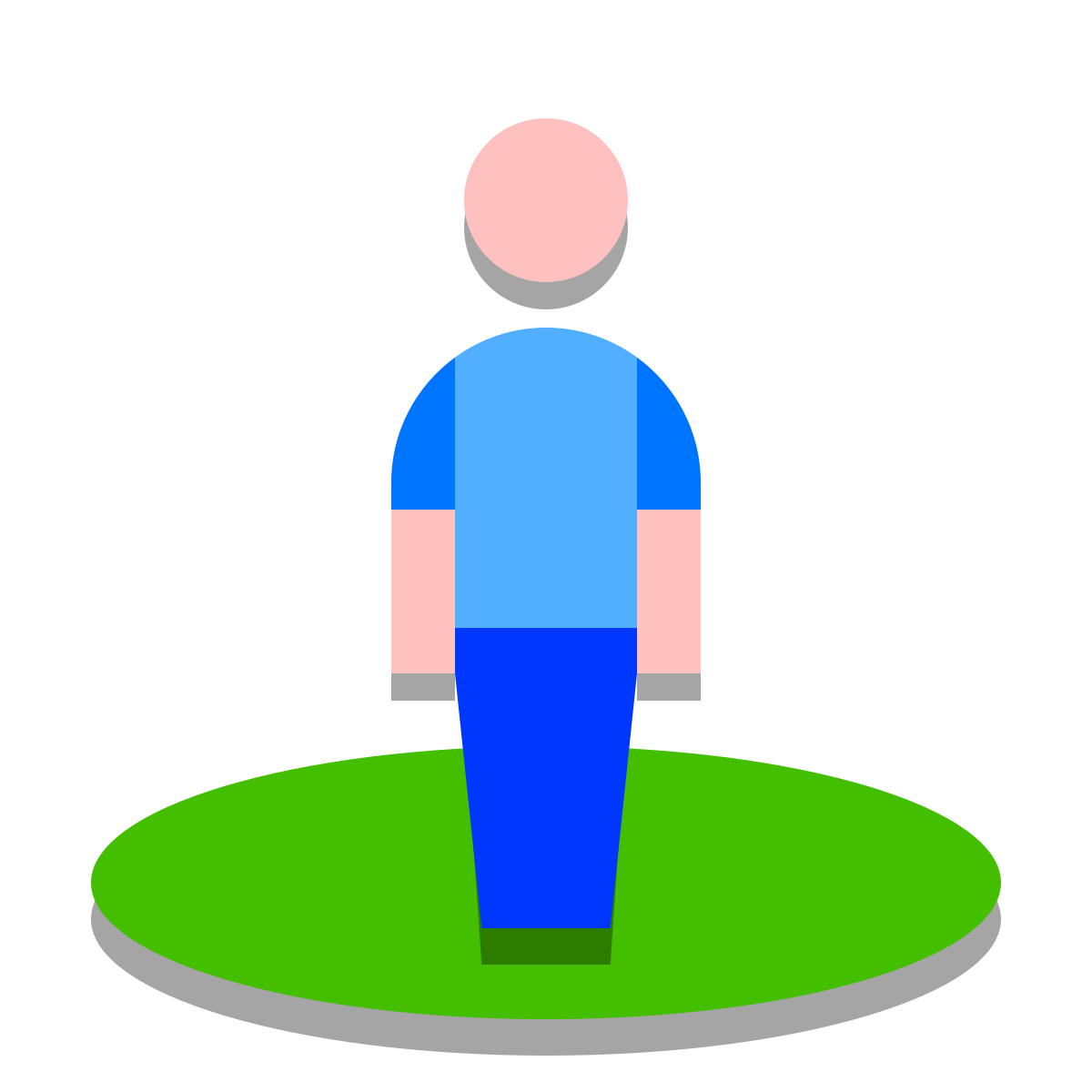 papercut style street view icon