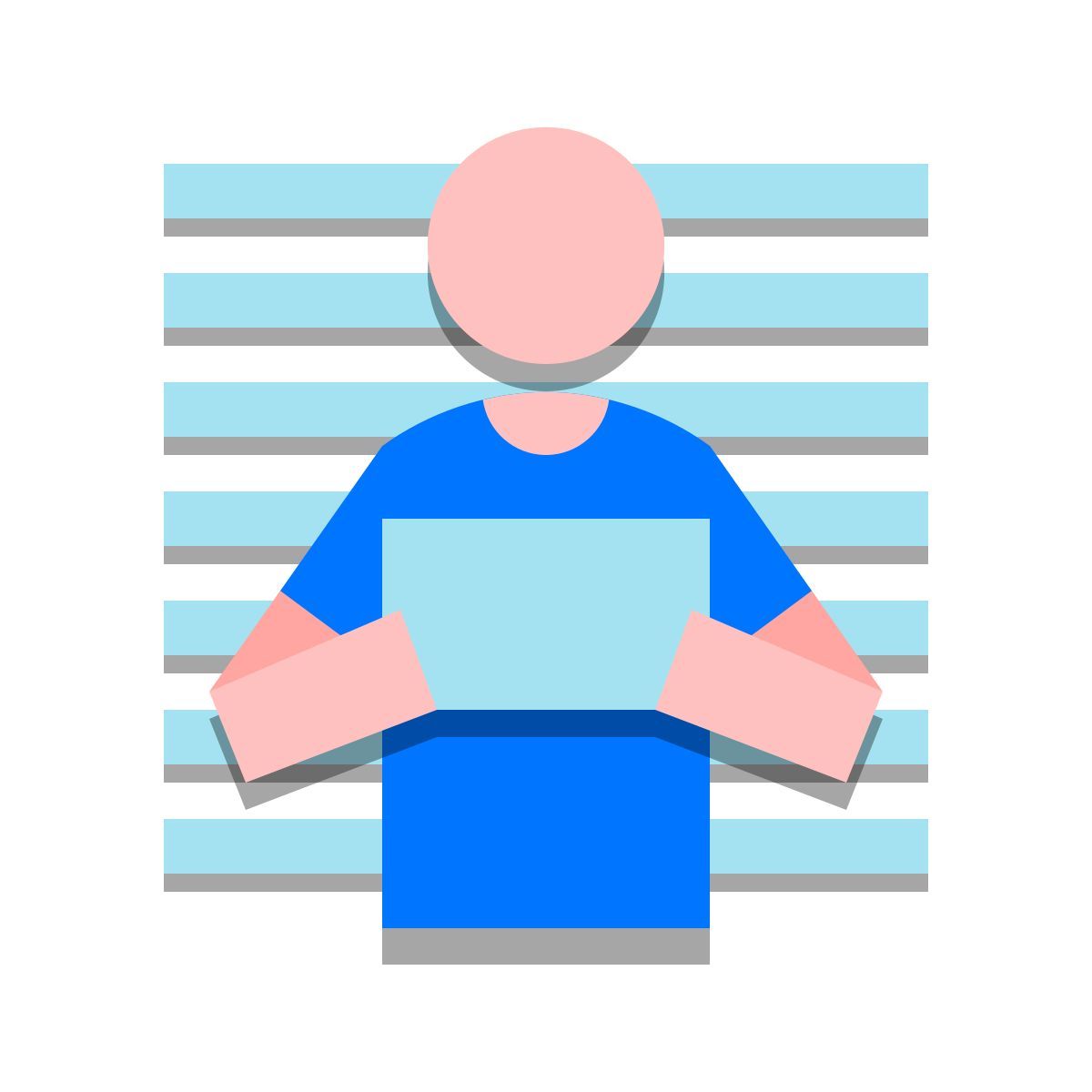 papercut style 怀疑 icon