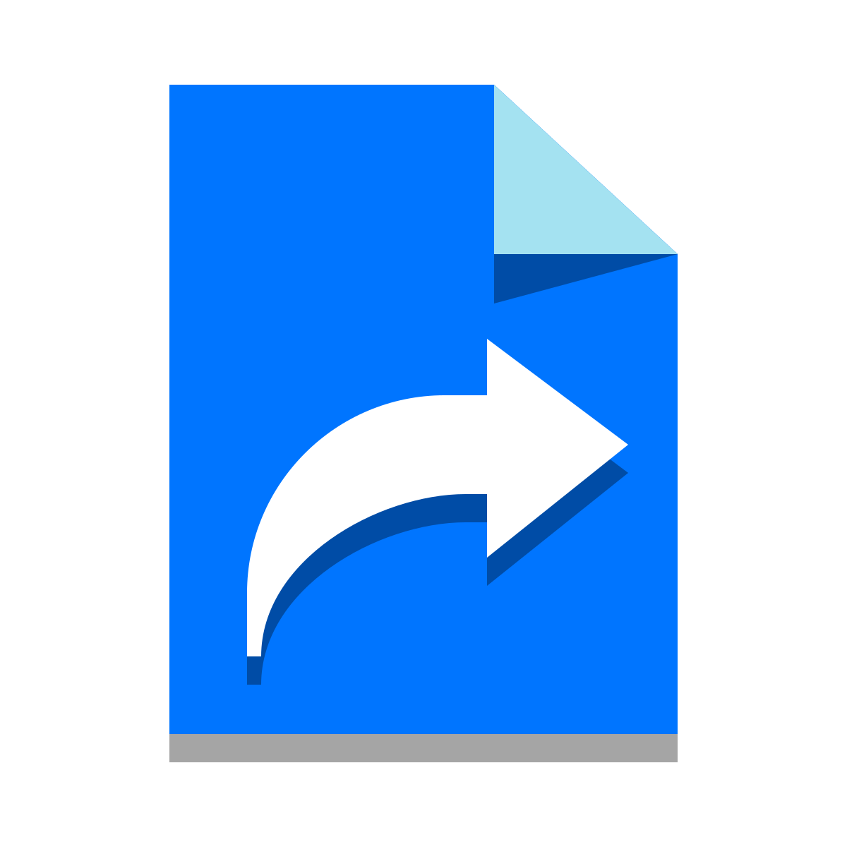 papercut style symlink file icon