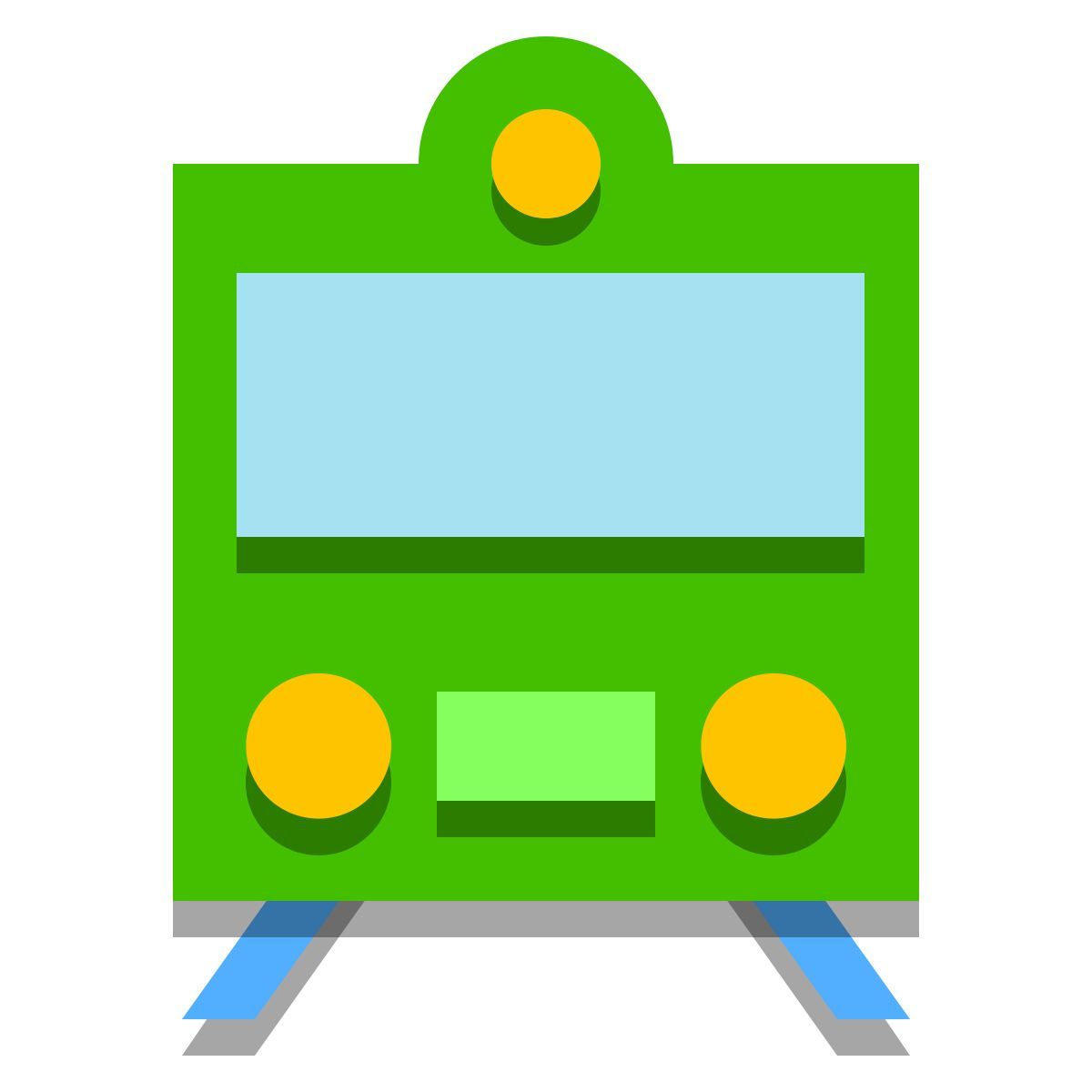 papercut style treno icon