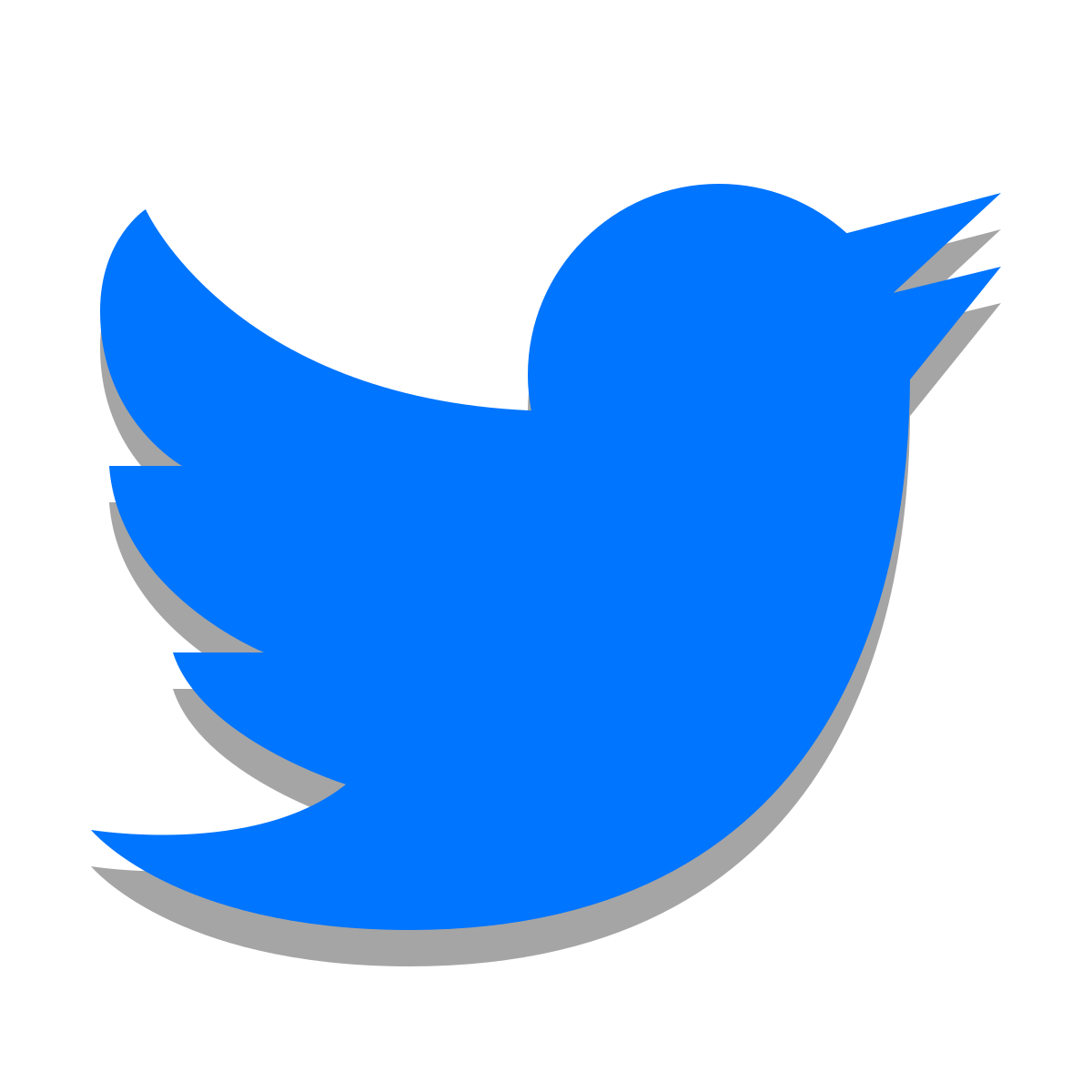 papercut style twitter icon