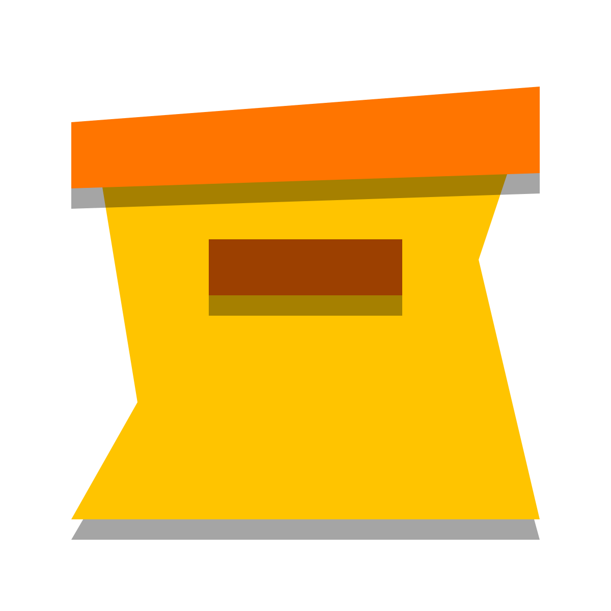 papercut style used product icon