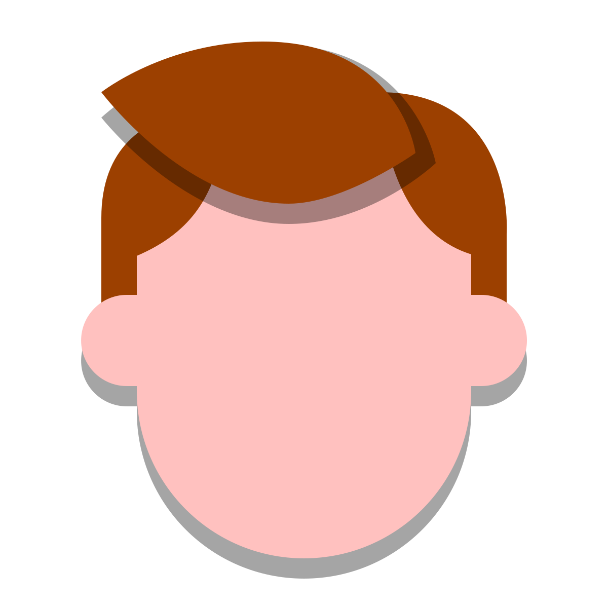 papercut style user male icon